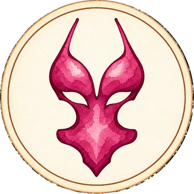 Magenta watercolour monokini