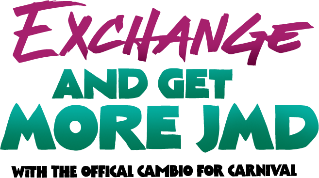 Exchange and get more JMD with the official cambio for Carnival